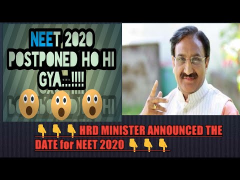NEET 2020 NEW DATES 😍😍..!! STAY MOTIVATED STAY FOCUSED.