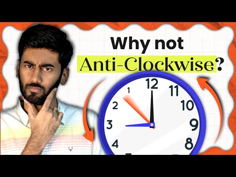 Clocks would run Anti-clockwise, If ____