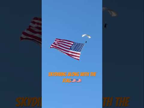 Skydiving in tempe along with the flag#skydiving #vuralvideo #viralshorts #youtubeshorts #america