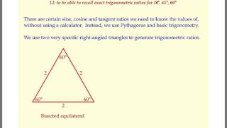 Exact Values from Graphs and Triangles