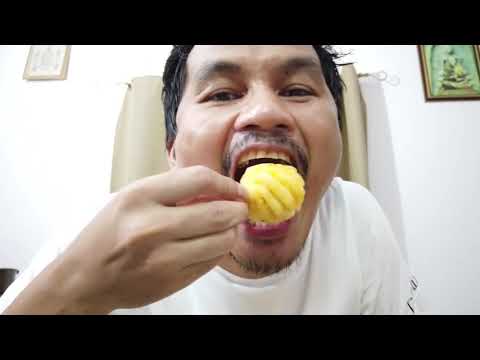 รีวิว สับปะรดภูแล ตลาดสี่มุมเมือง | ASMR สับปะรดภูแล | ASMR SMALLEST PINEAPPLE SO SWEET