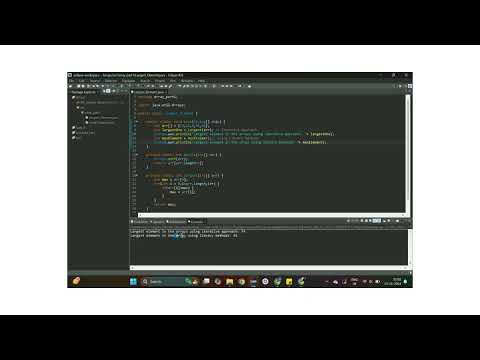 Java program to find largest element | Iterative approach & library methods | Quick Coding Tutorial