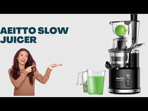 Aeitto Slow Masticating Juicer !! Best Review 2022 (Juicer Machine Easy to Clean)
