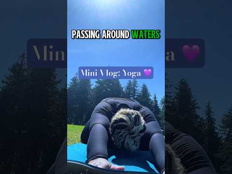 MINI VLOG YOGA PARK 💜 #lifestylechannel #yogaforbeginners #minivlog #juicydiva69 #grwn #ytshort