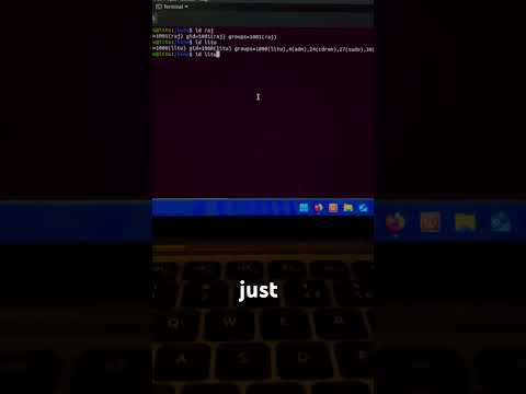 Promote normal user to admin user in Linux #linux #shortsfeed #linuxmint #linuxworld #unix ￼ #coding