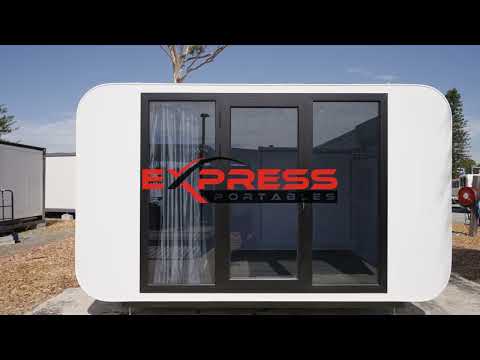4m Portable Office Pod with Bathroom