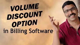 Multi Volume Sale Discount option Billing software Raintech POS billing software 2023