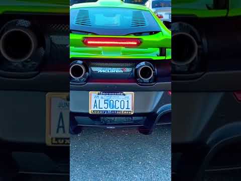 Exhaust Sounds Soo Good!￼ McLaren 675LT - Roof Scoop #Shorts #McLaren #Exotics