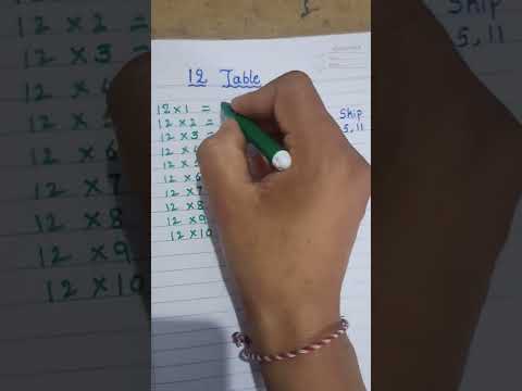 12 table trick