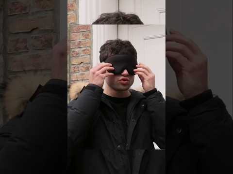 Blindfolded Guy Is Suprised By His Football Idol