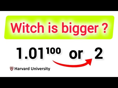 Which number is larger? | Harvard University Admissions | Math and Solution 