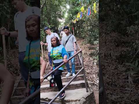 ส่องสาวบนเขาคิชฌกูฏ สาวอย่างเยอะ นมัสการลอยพระพุทธบาทเขาคิชฌกูฏปี 68 #เขาคิชฌกูฏ