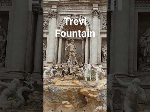 Trevi Fountain, Fontana di Trevi, Rome italy! #rome #trevifountain #trending   #italy #travel