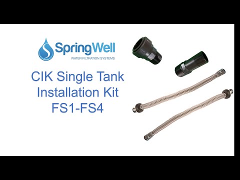 CIK Single tank Installation kit (FS1 FS4 Systems)