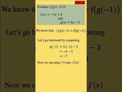 Pre-Calculus Practice Question 3 Part 1