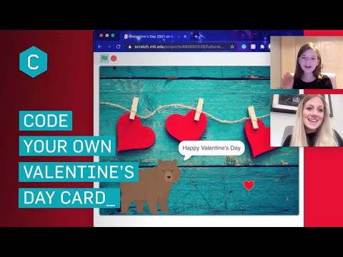 How To Code A Valentines Day Card in Scratch  | DIY Scratch Tutorial | Coding for Kids