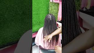 protective style Box Braids #trançasboxbraids #boxbraids #protectivestyles