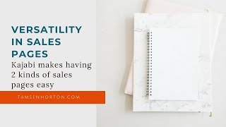 Kajabi Tutorial: Sales pages in the store and library