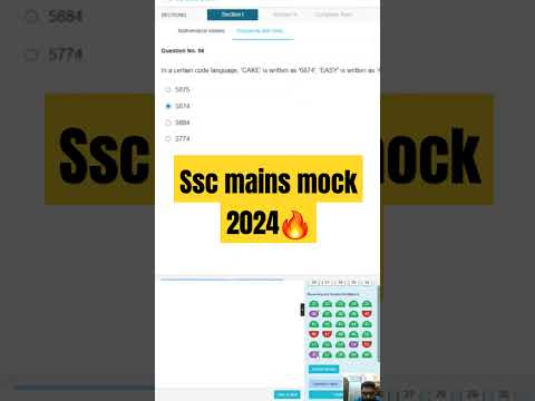 #ssc cgl mains 2024 mock solution ✌️🔥.. #maths #ssccgl