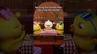 Content first, Calories second 😎🤣 #lola #funny #meetquack #animation #relatable