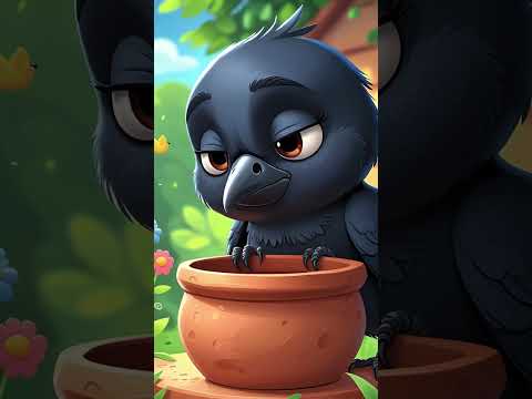 The Thirsty Crow 🐦 | Moral Story for Kids