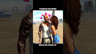 Franklin Girlfriend 🥰 Indian Bike Driving 3d 🤯 | #ibd3d #gaming #shorts #gta5