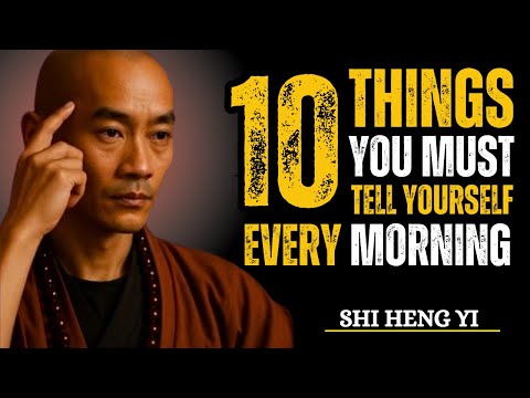 10 Things You MUST Tell Yourself Every Morning | Reset Your Mind for the Day | Shi Heng Yi