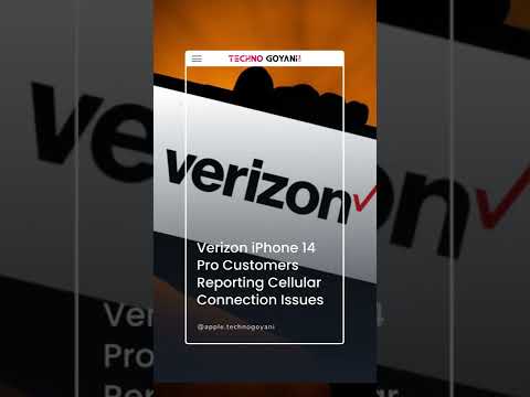 Verizon users facing issues in iphone 14 pro #iphone14pro #verizon