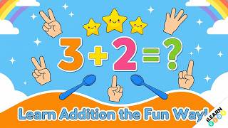 Learn Basic Addition with Stars and Fingers | Math for Kids