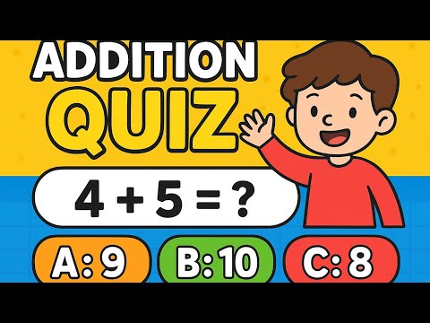 Fun Math Quiz for Kids ➕ | Learn & Practice Addition