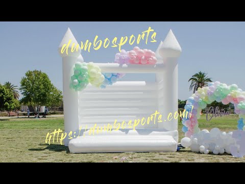 how to making white bounce house