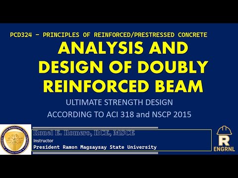 RCD - Design of Doubly Reinforced Beam (Tagalog)