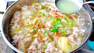 ผักกาดดองหมูสับต้มมะนาว ซดน้ำร้อนๆคล่องคอ หม้อนี้แซ่บสะใจเลย พร้อมวิธีทำให้หมูนุ่มไม่คาว ด้วยวิธีนี้