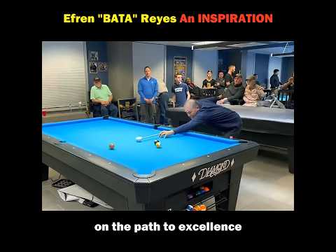 Efren Reyes a TRUE INSPIRATION to Young Players