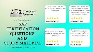 TheExamQuestions - One stop solution to SAP Certification Guide
