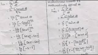 Average Value and RMS value in AC(alternating current) ll +2 science