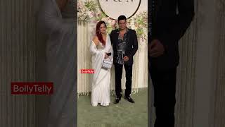 #AbhimanyuSingh and wifey make an appearance at the wedding reception of Ira Khan and Nupur Shikhare