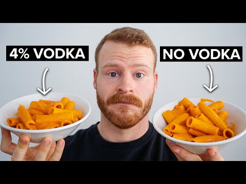 Does Vodka actually make Pasta taste better?