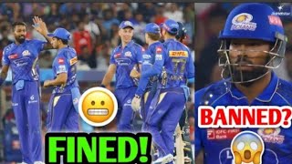 ACTION TAKEN Against Hardik Pandya! | IPL 2025 MI vs GT Hardik PandyaNews