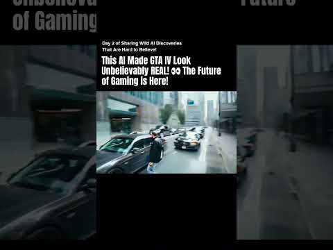This AI Made GTA IV Look Unbelievably REAL! 👀 The Future of Gaming is Here! #ainews #ai #gaming