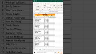 Convert Date of birth to Age in Excel #tech #techknowledge #techknowtips