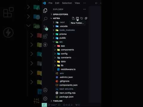 Shortcut for Creating Files and Folders in VS Code #vscode #shortcut #tips #tricks #coding