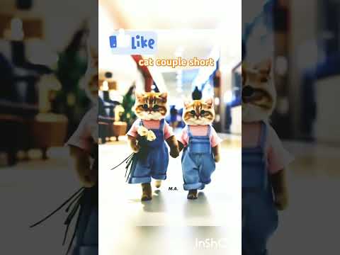 Cat couple video#ytshorts#couplegoal