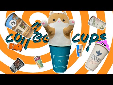 АСМР моя коллекция Кофейных Стаканчиков 🥤*постукивание, шелест, шепот*