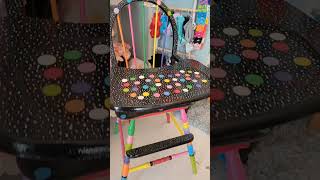 Whimsical Hand Painted High Chair #handpaintedfurniture #childrensfurniture #oneofakind #whimsical