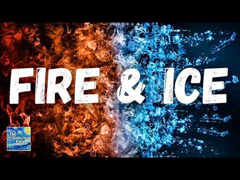 ROBERT FROST Poetry Video - "Fire and Ice" | wandering poet cafe