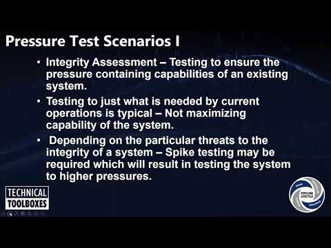 Webinar Series - Planning Pressure Tests & Hydrotest PowerTool