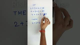 Tricky Math, Find the answer #shorts #youtubeshorts #trickymath 210825