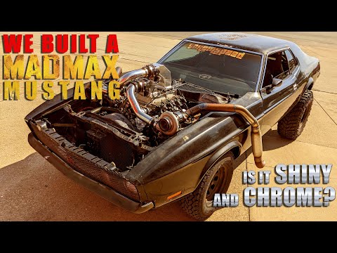 Fury Road! 1973 Mad Max Mustang. Twin Turbo 302 with Holley Dominator EFI.