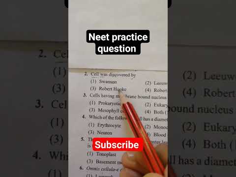 Neet biology|cell discovered by|#neet #biology #neetquestionpaper #neetquestions #neetbiology